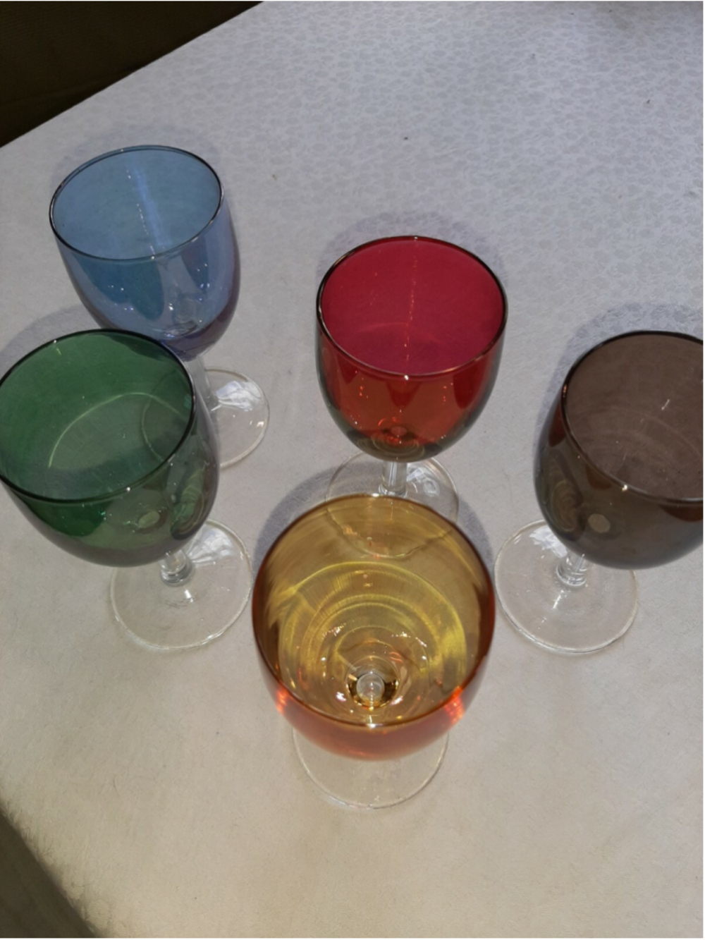 Arcoroc Wine Glasses Multi Colored
